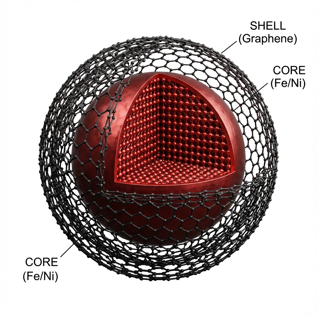 Core-shell structures Structure